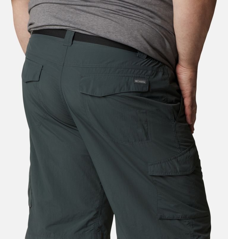 Men's Columbia Silver Ridge Cargo Shorts Black | Plus Size CA-K3150
